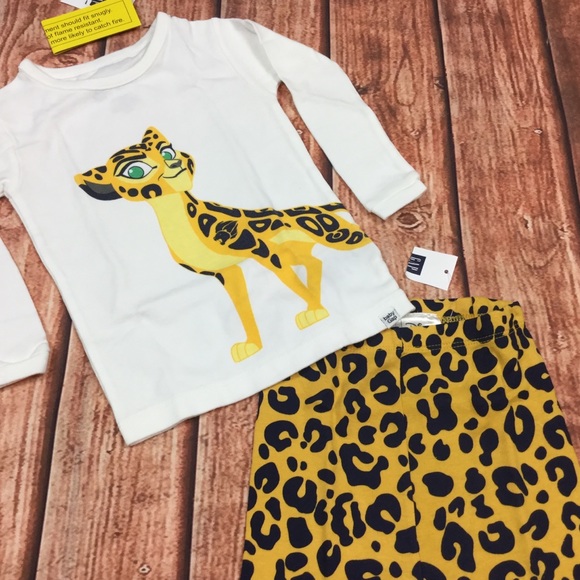 GAP Other - Baby Gap 6 12 18 Month Lion Guard Cheetah Pajamas GAP Other - Baby Gap 6 12 18 Month Lion Guard Cheetah Pajamas